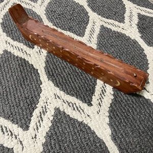 Incense holder made from wood-stores too
